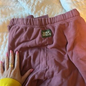 Daily Drills Kids Mauve Bottoms